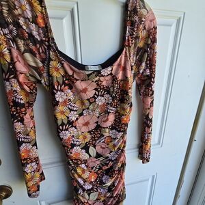 Altar'd State Multicolor Floral Mini Dress